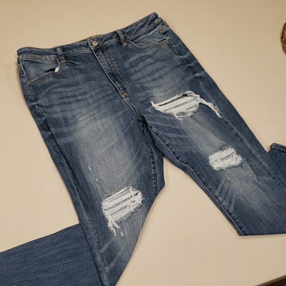 Size 18 Distressed American Eagle jeans